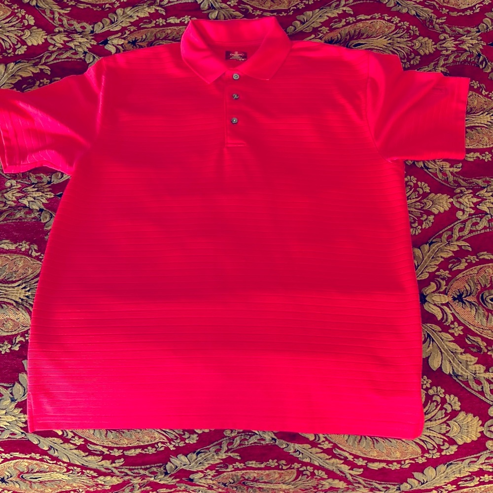 Hot Pink Golf Polo Large